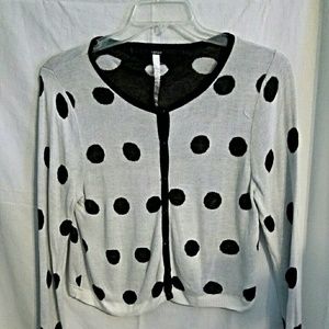 Kensie -  B&W Cardigan